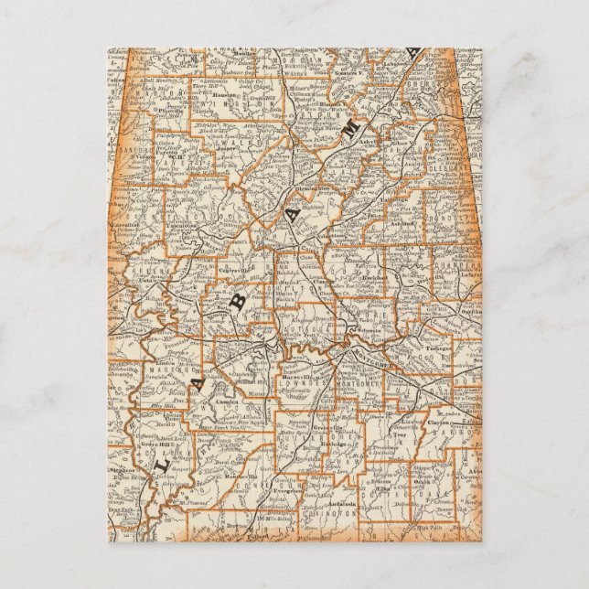 Alabama 4 postcard (Front)