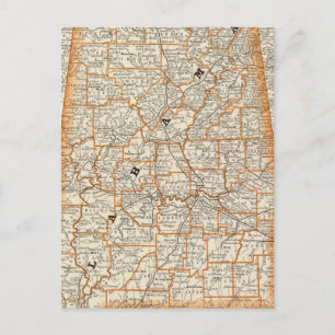 Alabama 4 postcard