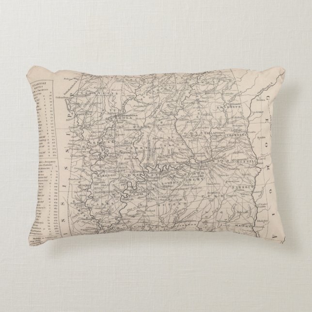 Alabama 6 accent pillow (Front)