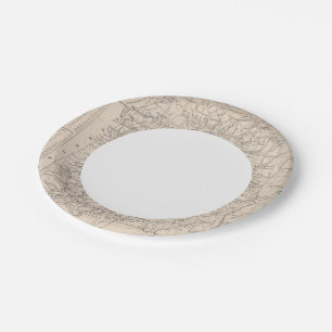 Alabama 6 paper plate