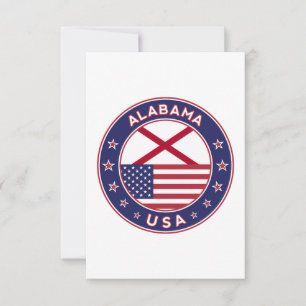 Alabama, Alabama t-shirt, Alabama sticker, Card