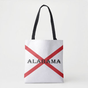 Alabama and Flag bagstcn Tote Bag