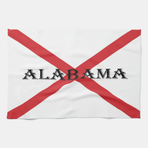 Alabama and Flag ktcn Kitchen Towel