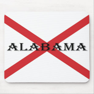 Alabama and Flag mpcnt Mouse Pad