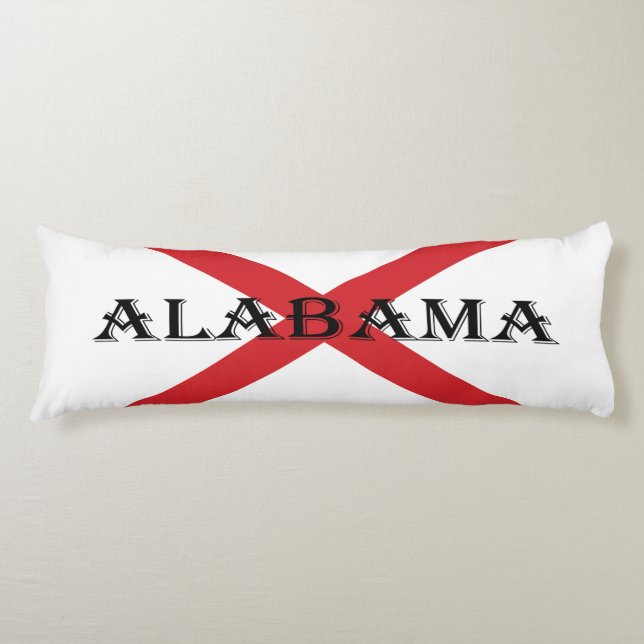 Alabama and Flag tpcn Body Pillow (Front)