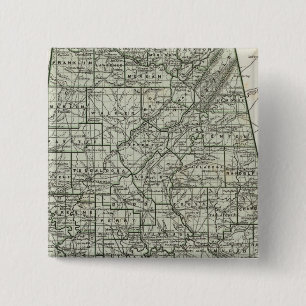Alabama Atlas Map 2 Inch Square Button