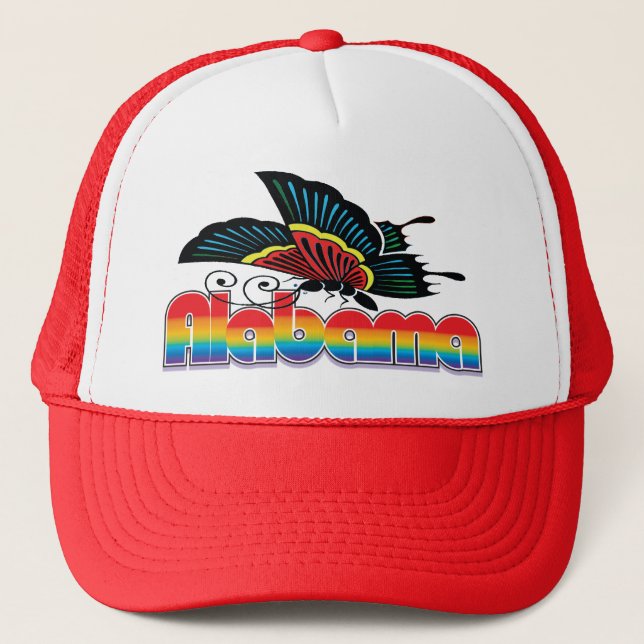 Alabama bauhaus swallowtail cap (Front)