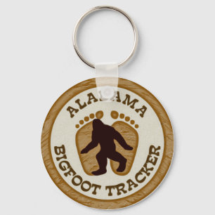 Alabama Bigfoot Tracker Keychain
