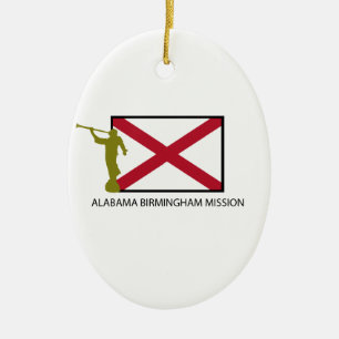 ALABAMA BIRMINGHAM MISSION LDS CTR CERAMIC ORNAMENT