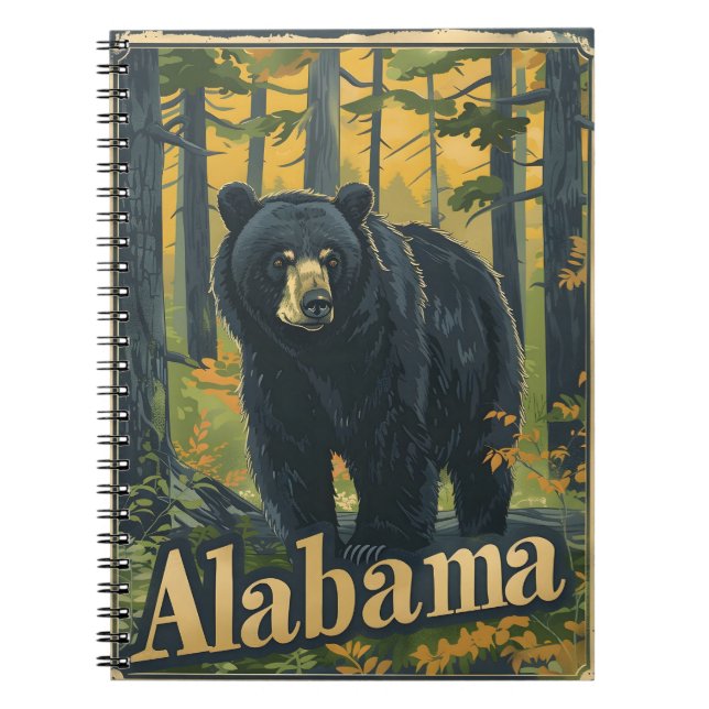Alabama Black Bear Notebook (Front)