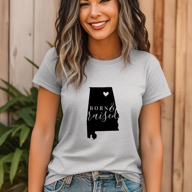 Alabama Born and Raised State Tee (Creator Uploaded)