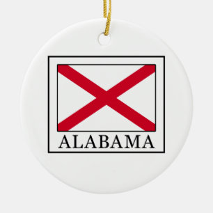 Alabama Ceramic Ornament