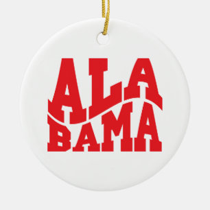 Alabama Ceramic Ornament