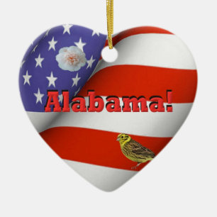 Alabama Ceramic Ornament