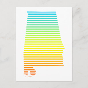 alabama chill fade postcard