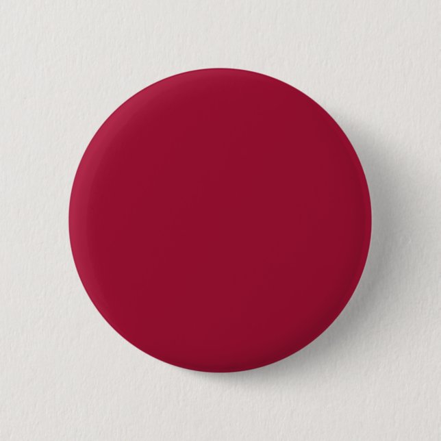 ALABAMA CRIMSON RED  (solid colour background) ~ 2 Inch Round Button (Front)