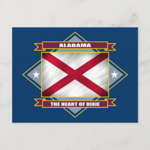 Alabama Diamond Postcard