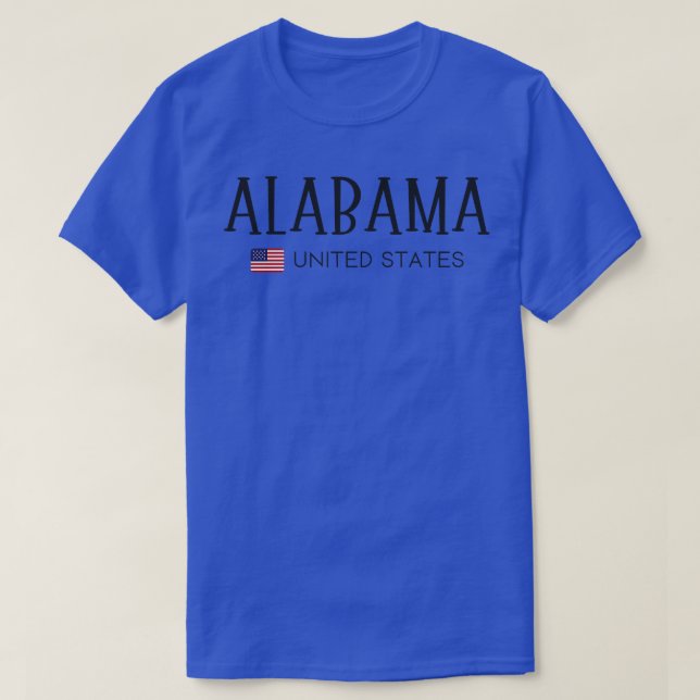 Alabama États-Unis TShirt (Design devant)