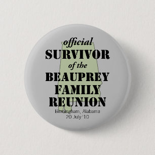 Alabama Family Reunion Survivor (green) 2 Inch Round Button