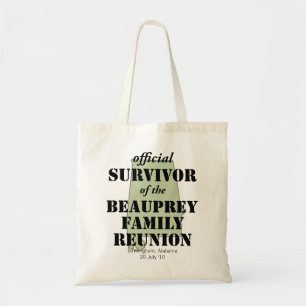 Alabama Family Reunion Survivor (green) Tote Bag