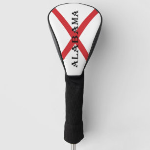 Alabama Flag and Banner Golf Driver Cover arc3