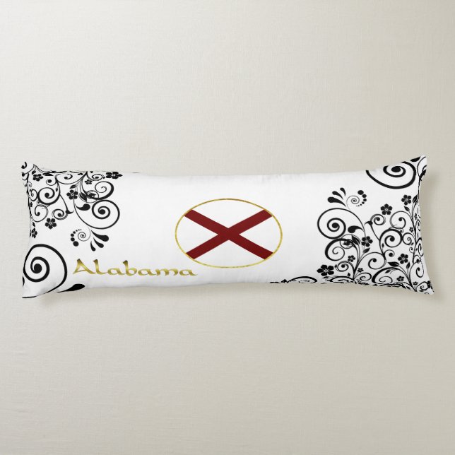 Alabama flag body pillow (Back)