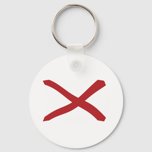 Alabama Flag Keychain (Front)