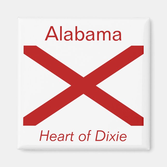 Alabama Flag Magnet (Front)