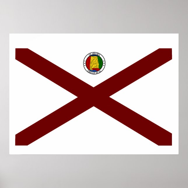Alabama flag poster (Front)