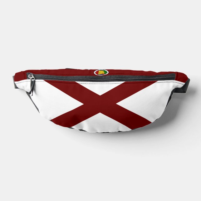 Alabama flag-Seal Fanny Pack (Lay Down)