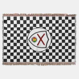Alabama flag throw blanket