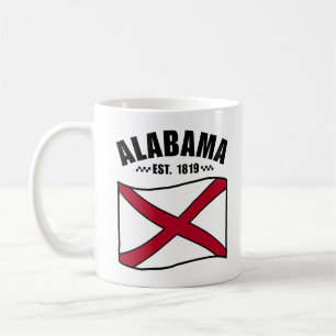 Alabama flag USA Coffee Mug