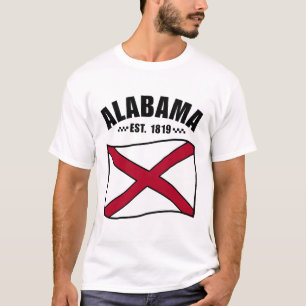 Alabama flag USA T-Shirt