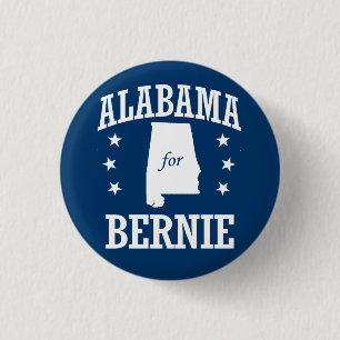 ALABAMA FOR BERNIE SANDERS 1 INCH ROUND BUTTON