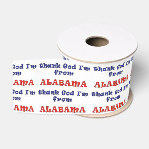 Alabama Grosgrain Ribbon