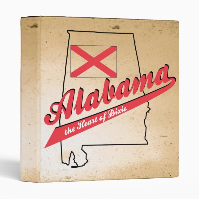 Alabama Heart of Dixie Binder (Front/Spine)