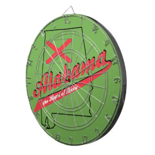 Alabama Heart of Dixie Dartboard