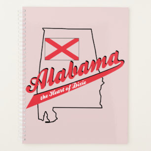 Alabama Heart of Dixie Planner