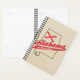 Alabama Heart of Dixie Planner
