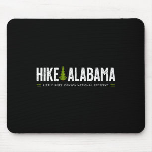 Alabama Hike Little River Canyon Tree Retro Graphi Mouse Pad