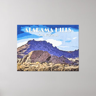 Alabama Hills, California Canvas Print