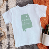 Alabama Home Grown | Editable Colours State Map