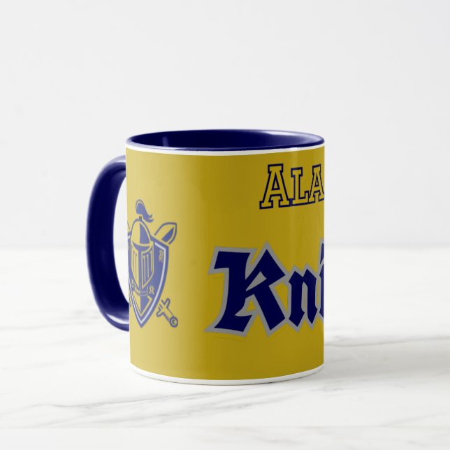 Alabama Knights Navy Blue Mug (Front Left)