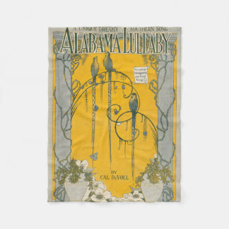 Alabama Lullaby Fleece Blanket