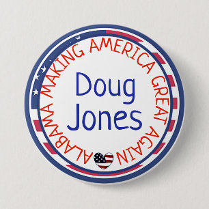 Alabama Making America Great Again Button