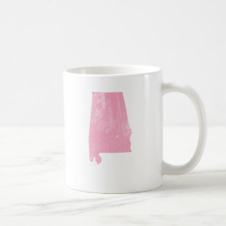 Alabama - Pink Vintage Grunge Coffee Mug