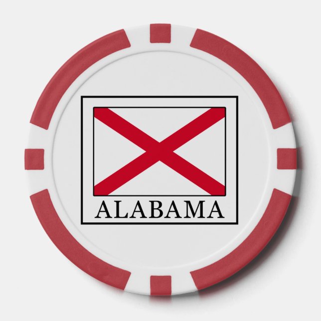 Alabama Poker Chips (Front)