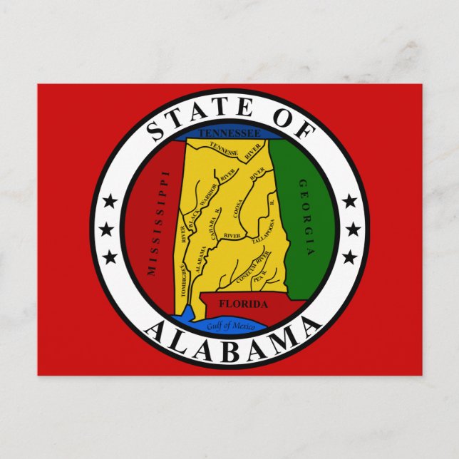 ALABAMA POSTCARD (Front)