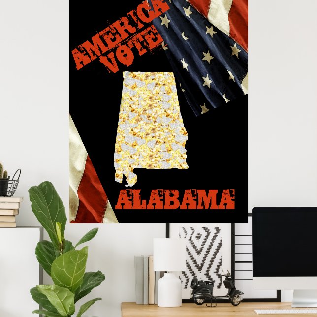 ALABAMA  POSTER (Home Office)