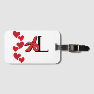 ALABAMA RED HEART OF DIXIE LUGGAGE TAG